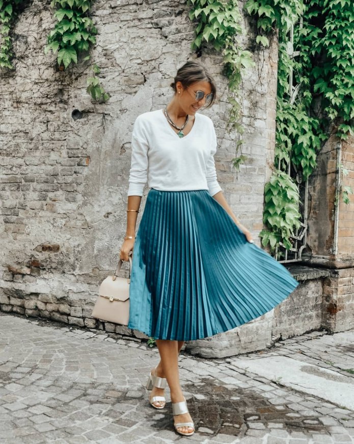 Dolce Mela Apparel юбка плиссе