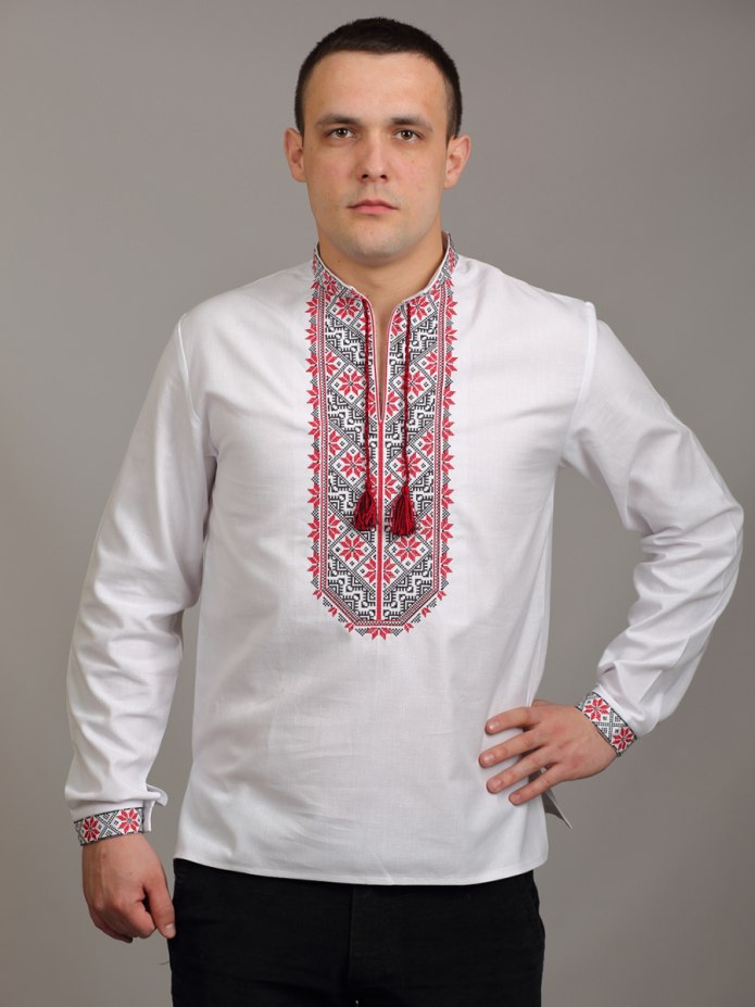 Украинская вышитая рубашка мужская
