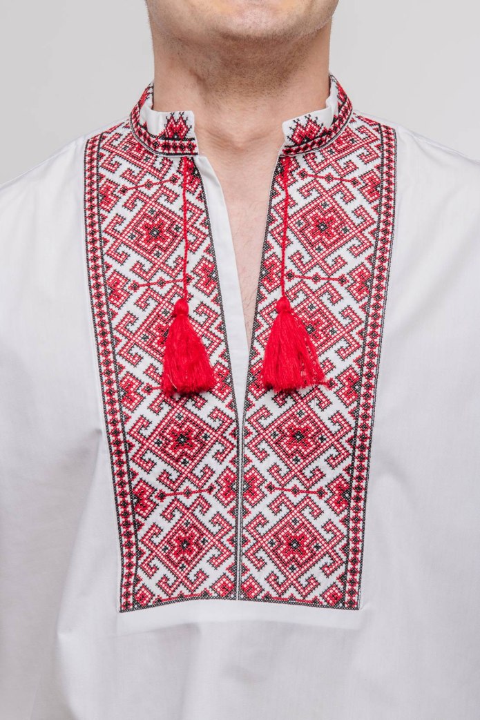 Украинская вышитая рубашка мужская
