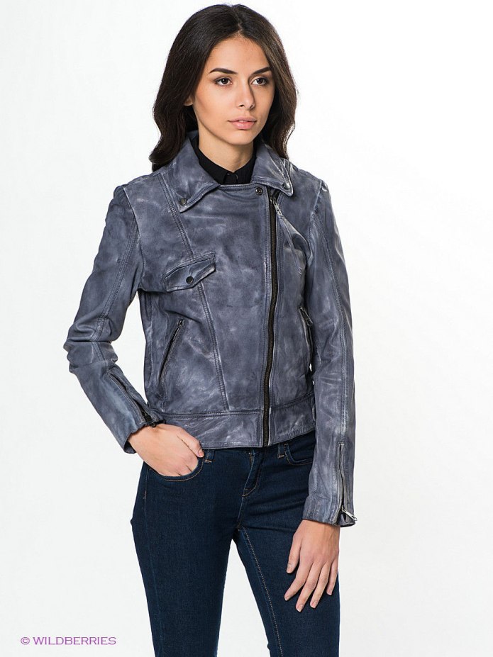 Куртка кожаная guess w83l21-waei0 g586