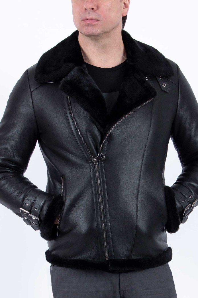 Косуха Mens cool Quilted Biker Black real Moto Leather Jacket