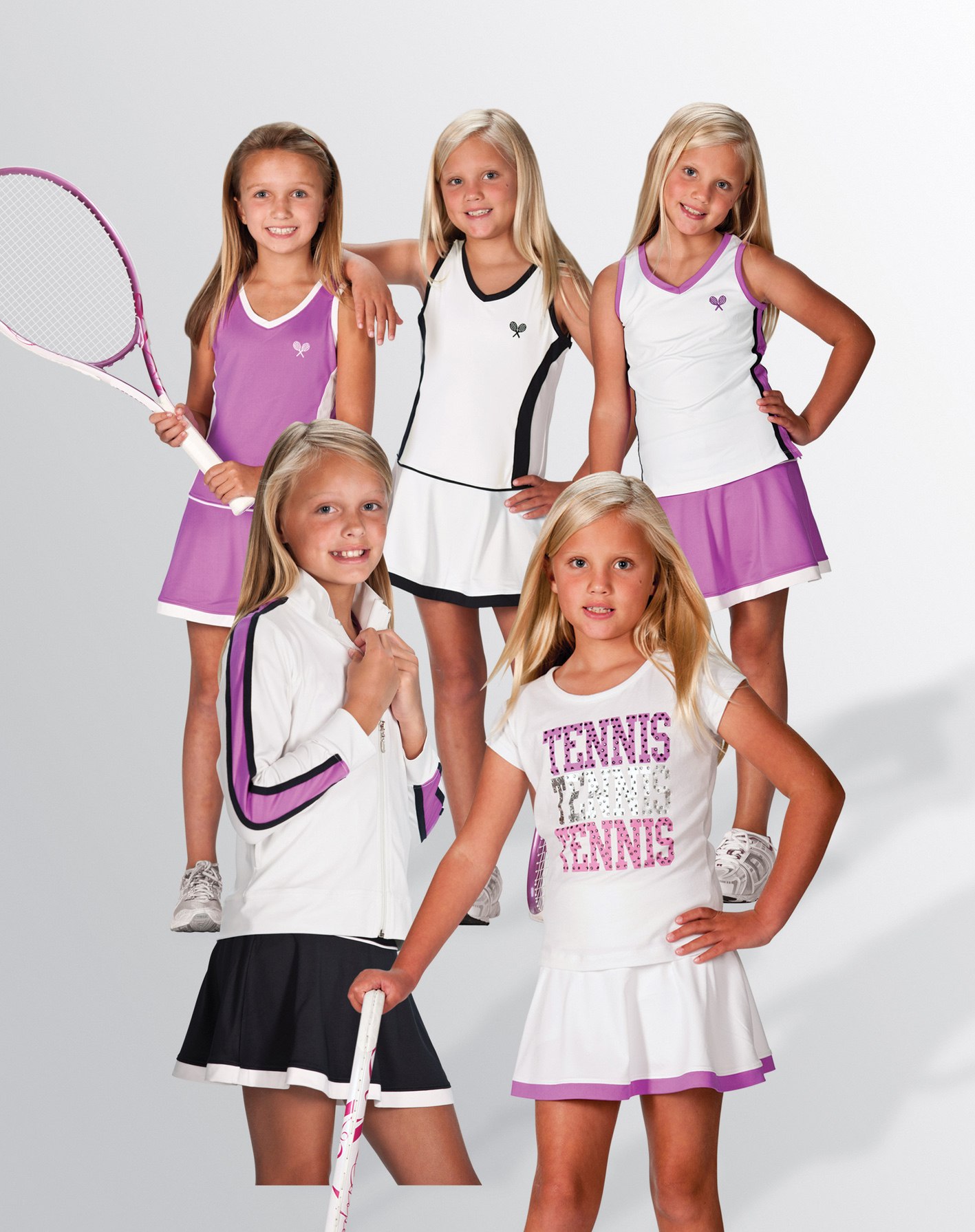 Одежда для большого тенниса для девочек