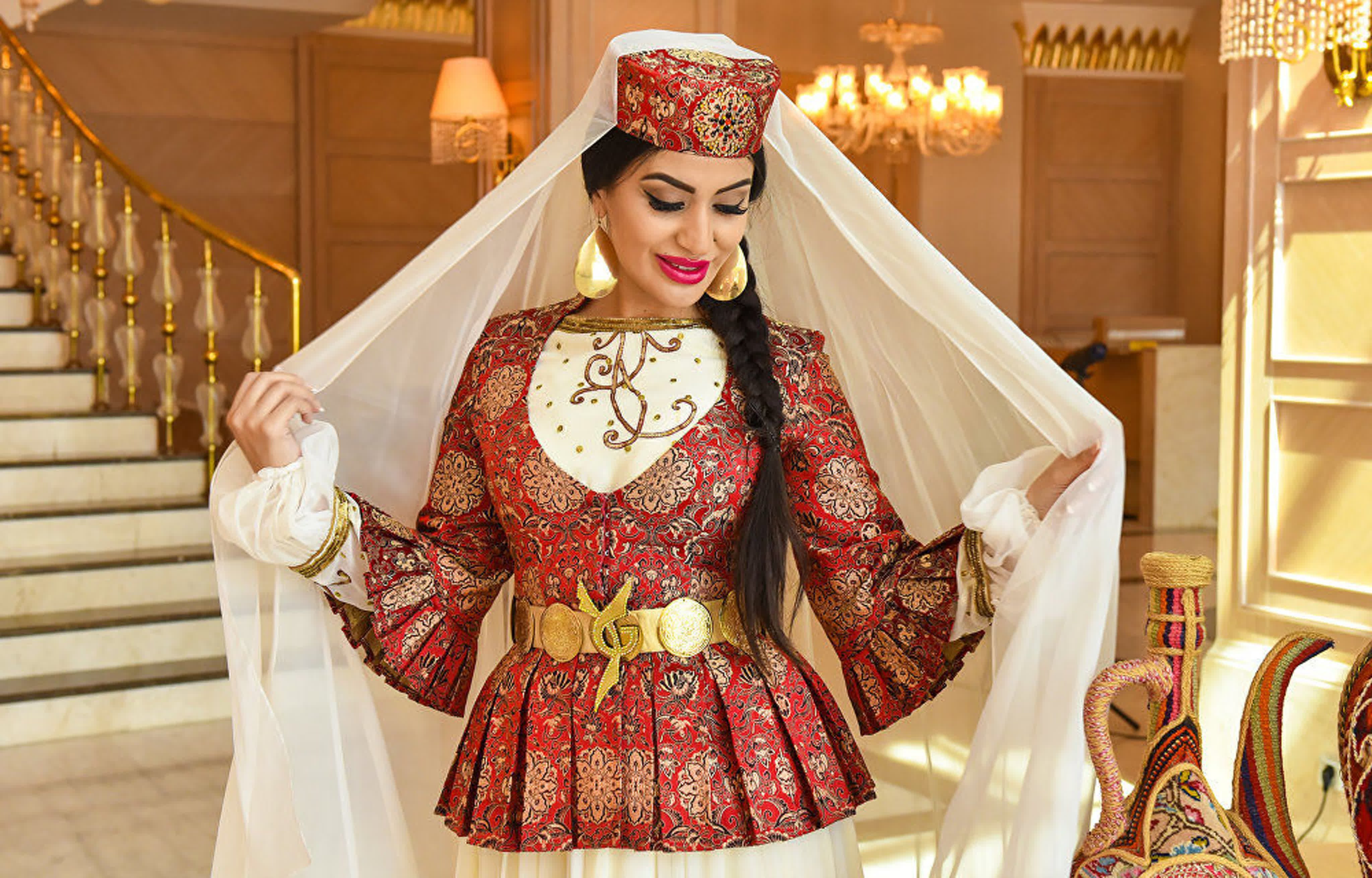 Наряд невесты в Азербайджане национальный