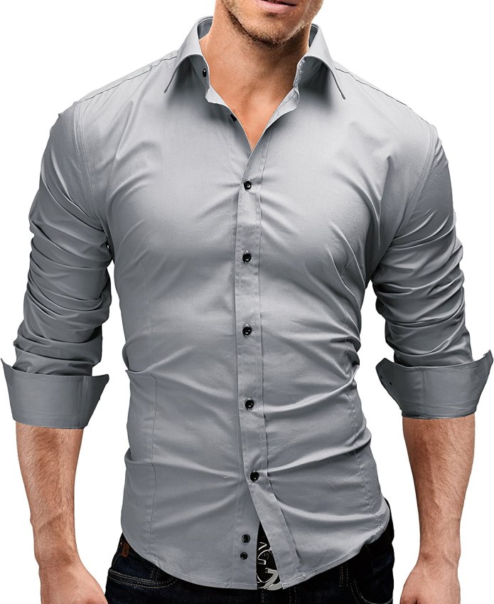 Рубашка Otto Berg Slim Fit в клетку