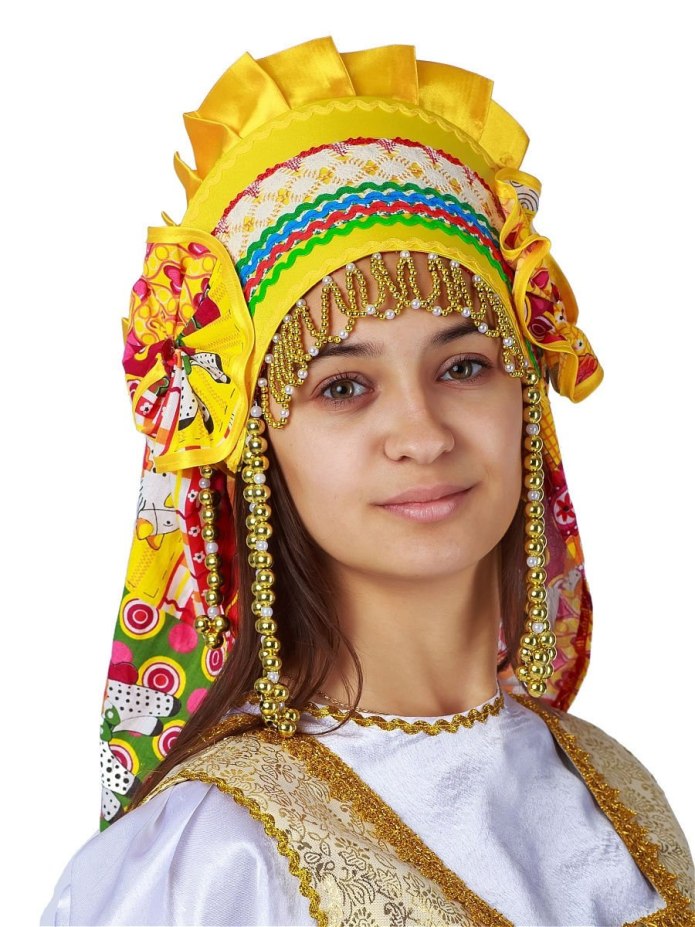 Повойник с бусинами