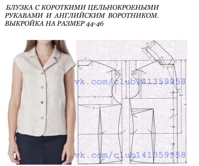 Платье рубашка лекала