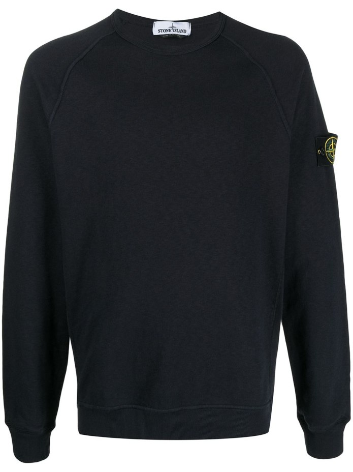 Голубое худи Stone Island