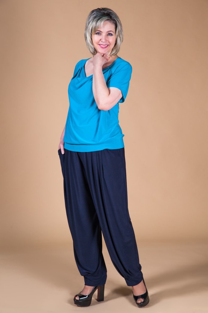 Летние брюки для полных