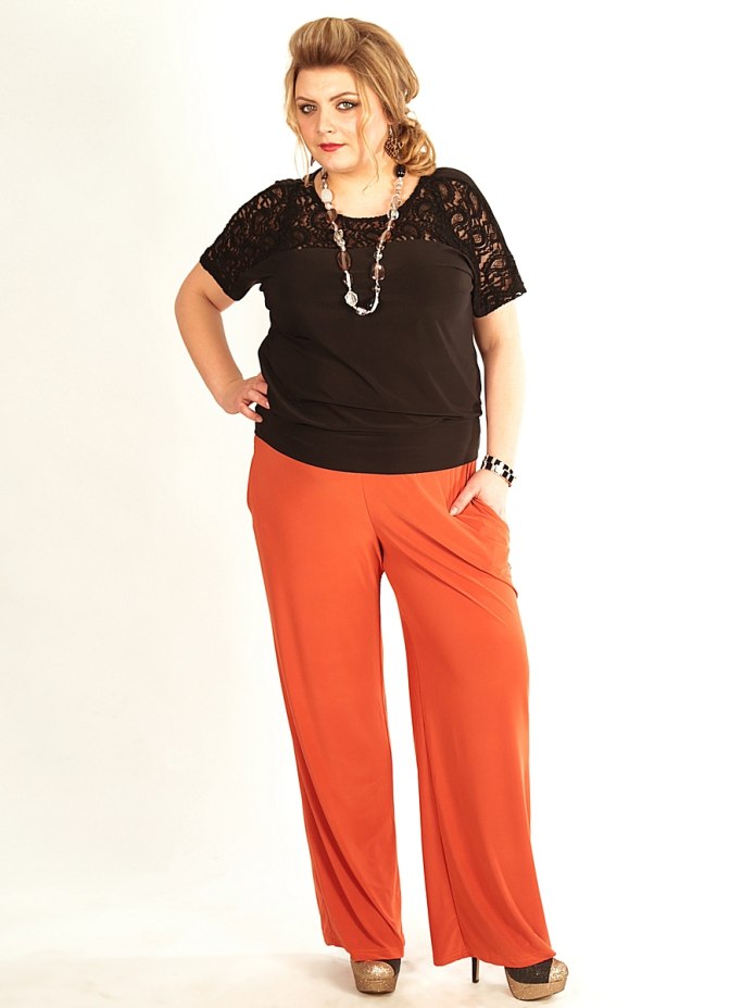 Брючки для полных женщин