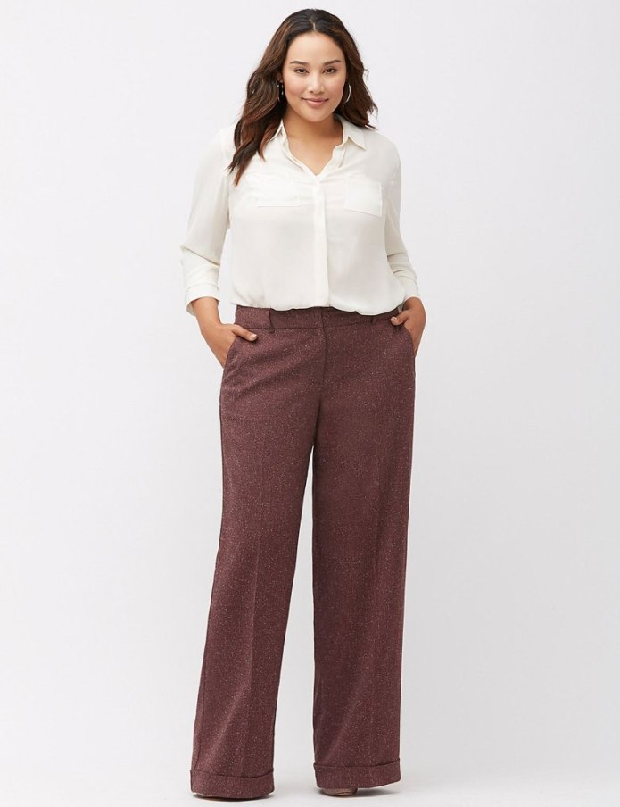 Брюки палаццо плюс сайз