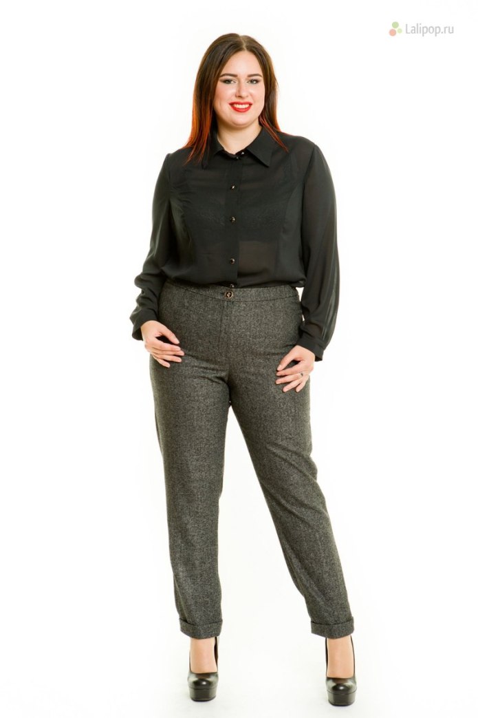 Летние брюки женские для полных