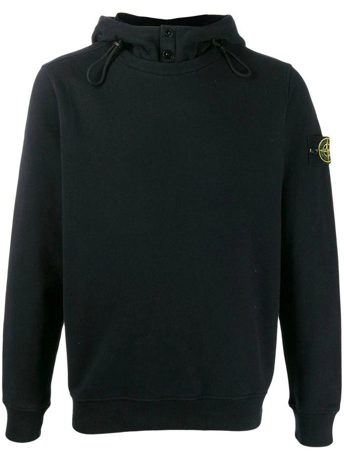 Кофта Stone Island серая из овечьей шерсти