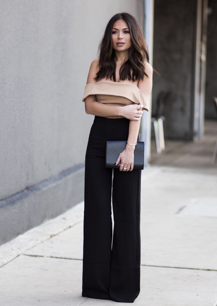 Брюки палаццо massimo Dutti