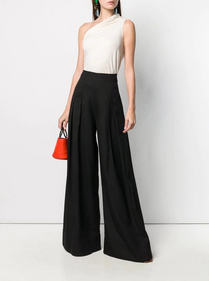 Брюки палаццо outfit