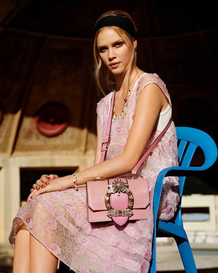 Рубашка Miu Miu в клетку