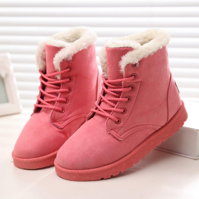 Botas mujer зимние женские ботинки