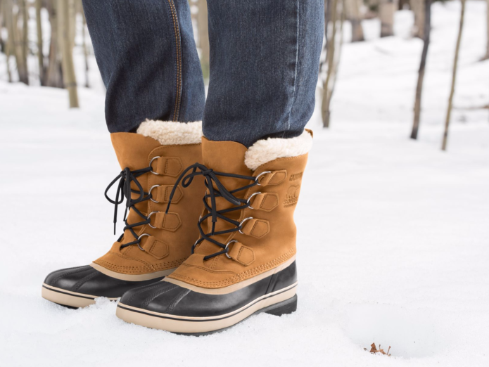 Sorel Caribou мужские на ноге