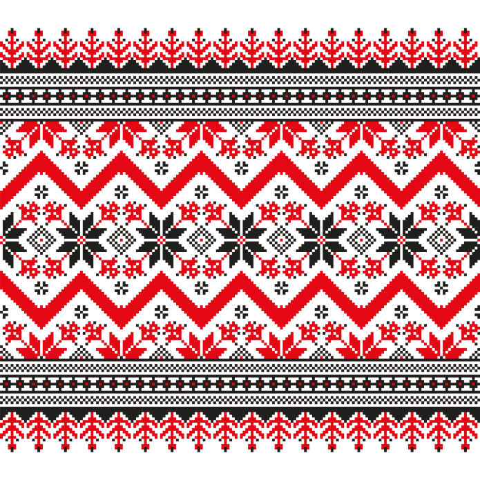 Белое платье вышиванка