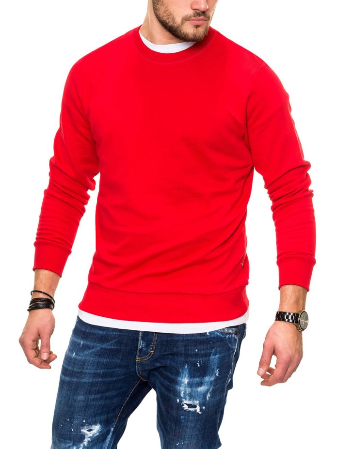 Красный свитшот Jack and Jones