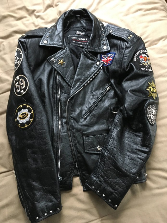 Custom Rocker-Style Leather Jacket