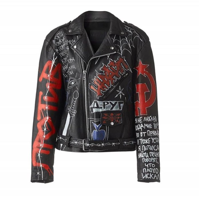 Balmain Denim Biker Jacket