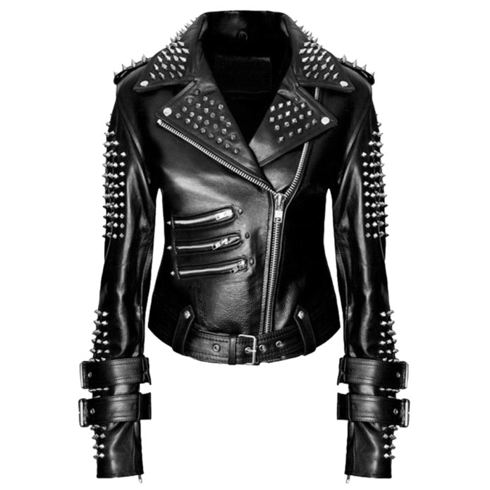 Leather Jacket Spikes