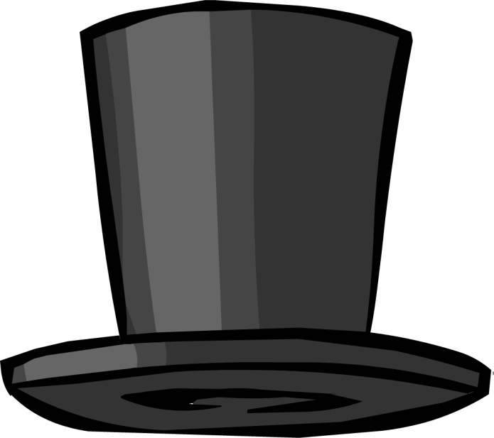 Цилиндр шляпа 2d