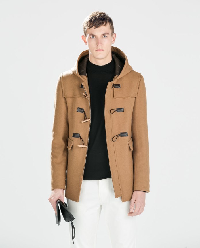Camel пальто Zara мужские