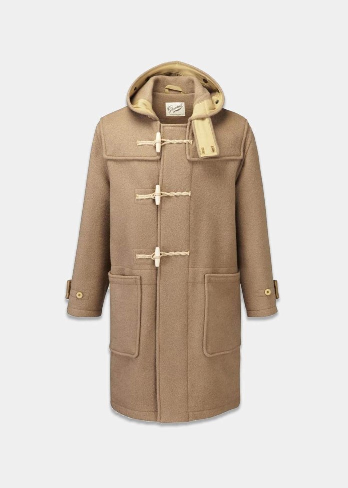 Original Montgomery Mens Wooden toggles Duffle Coat (Camel)