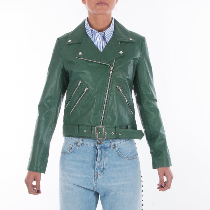 Изумрудная косуха Bershka