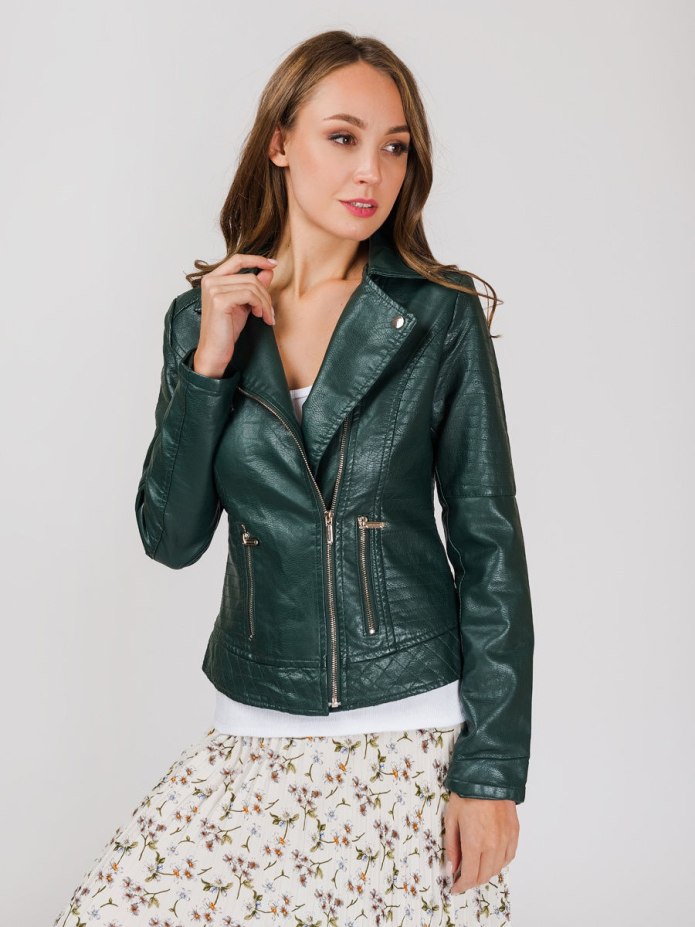 Ganni 1441 passion Leather Jacket