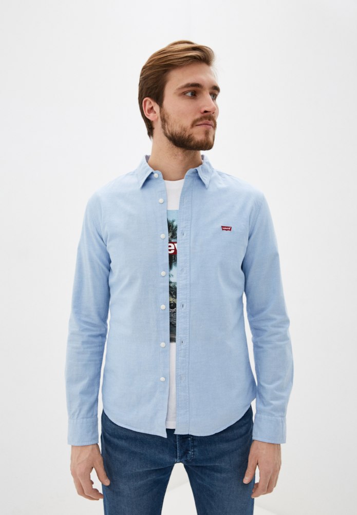 Рубашка Levis мужская синяя