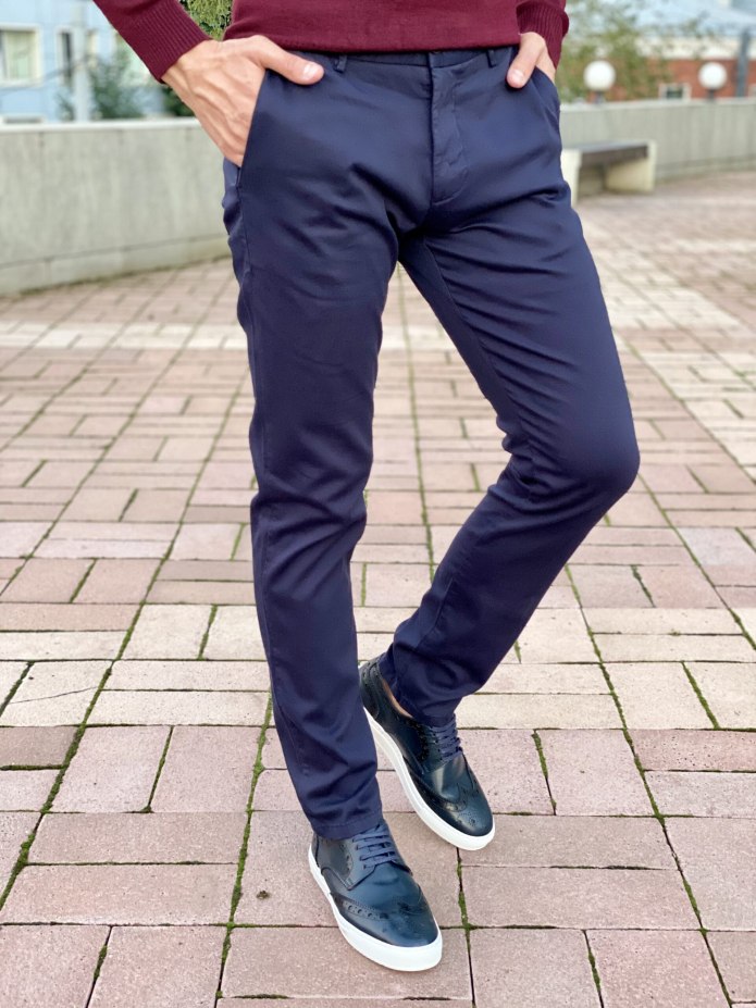 Paul Smith брюки темно синие Docket 481791