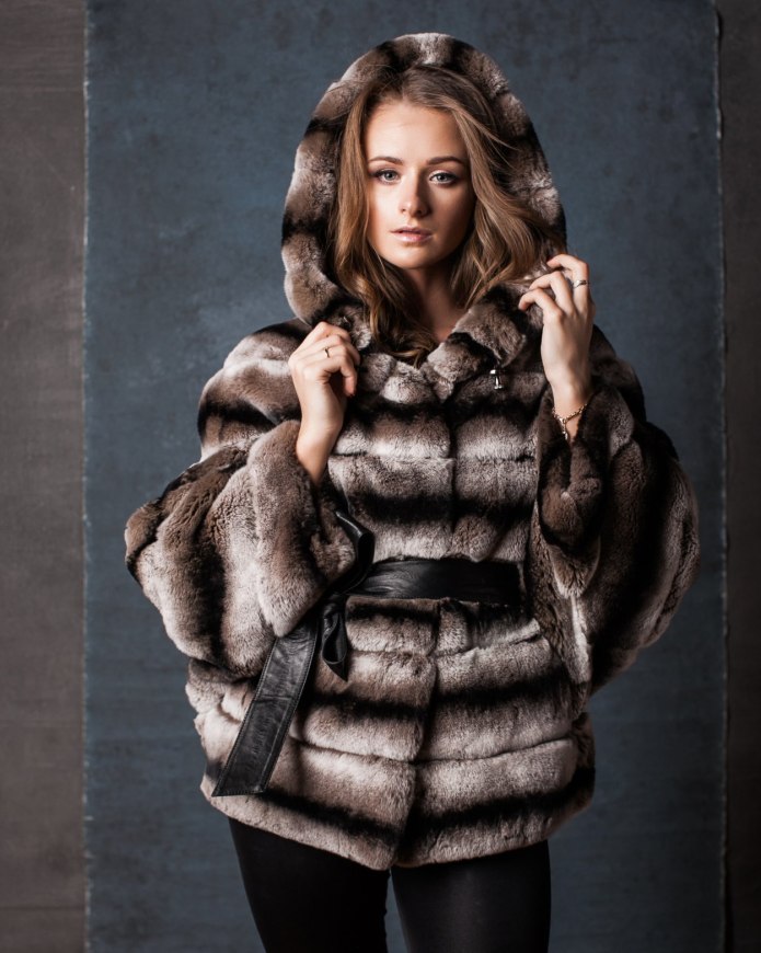 Шубка Prada лиса норка