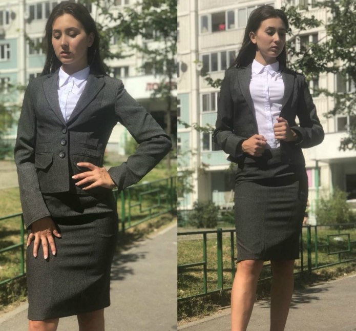 Женские костюмы классика