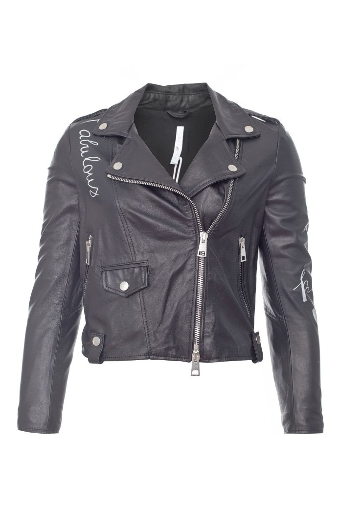 Кожаная косуха guess мужская