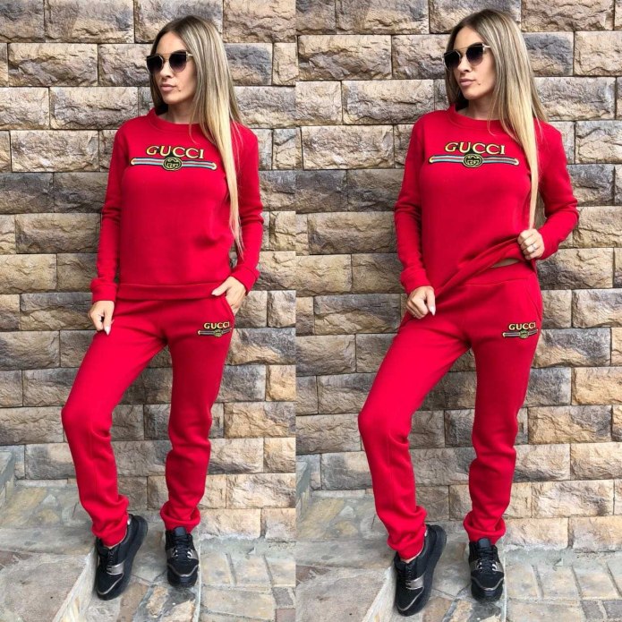 Oversize спортивный костюм капучино