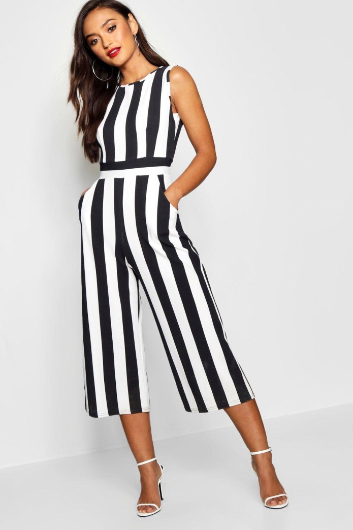 Комбинезон в полоску boohoo petite