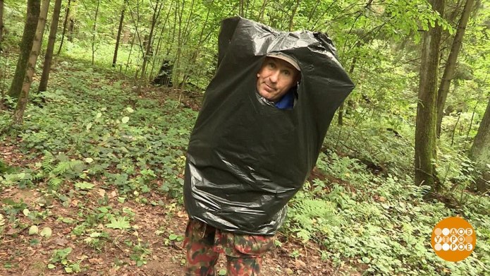 Дождевик из мешка