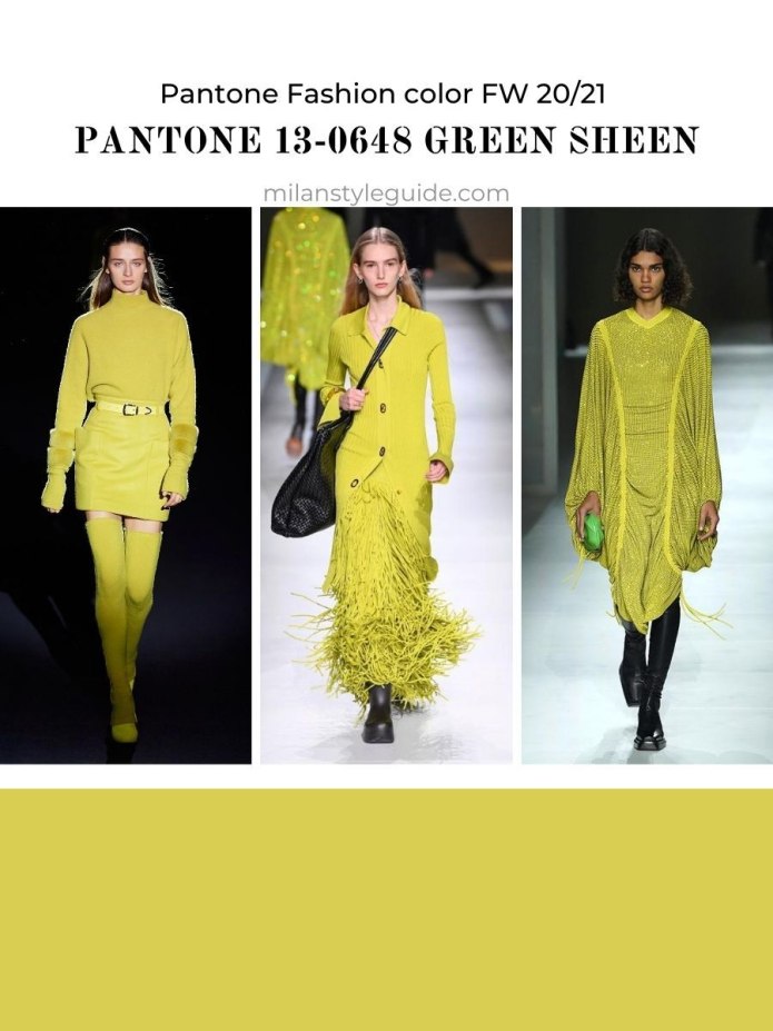 Пантон Green Sheen