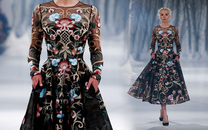 Schiaparelli Haute Couture вышивка