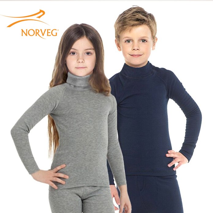 Термобелье Guahoo фуфайка, черный, Kids (детское)