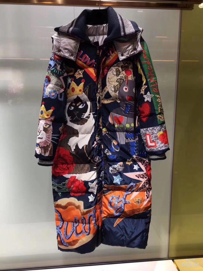 Пуховик Gucci Дольче Габбана