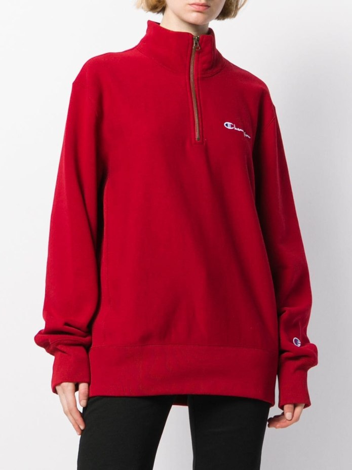 Красное худи Champion