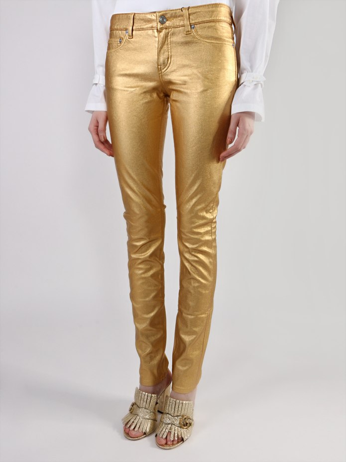 Брюки Alberta Ferretti белый