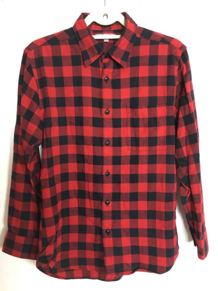 Рубаха клетчатая Uniqlo