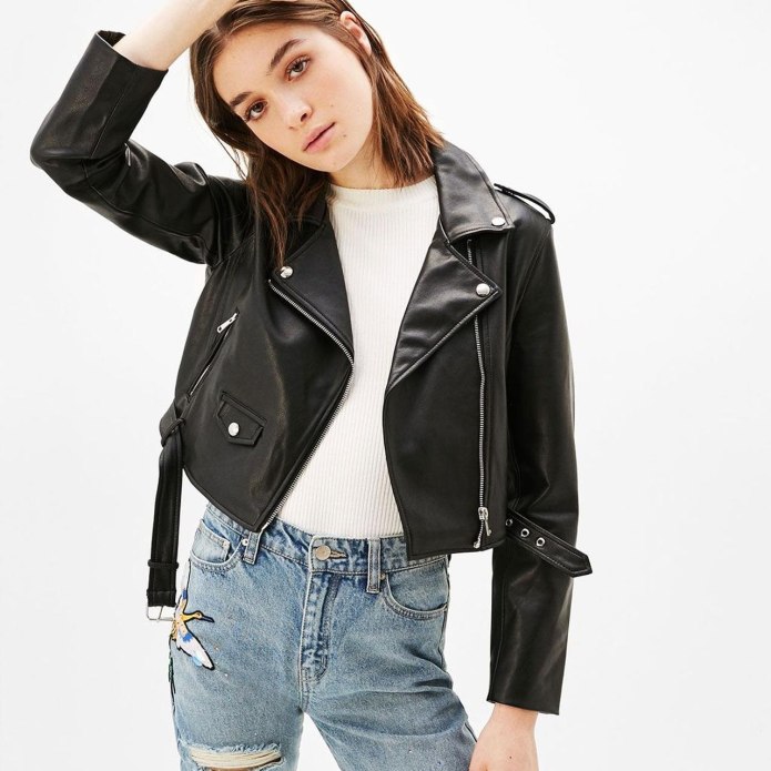 Zara TRF Outerwear кожаная куртка