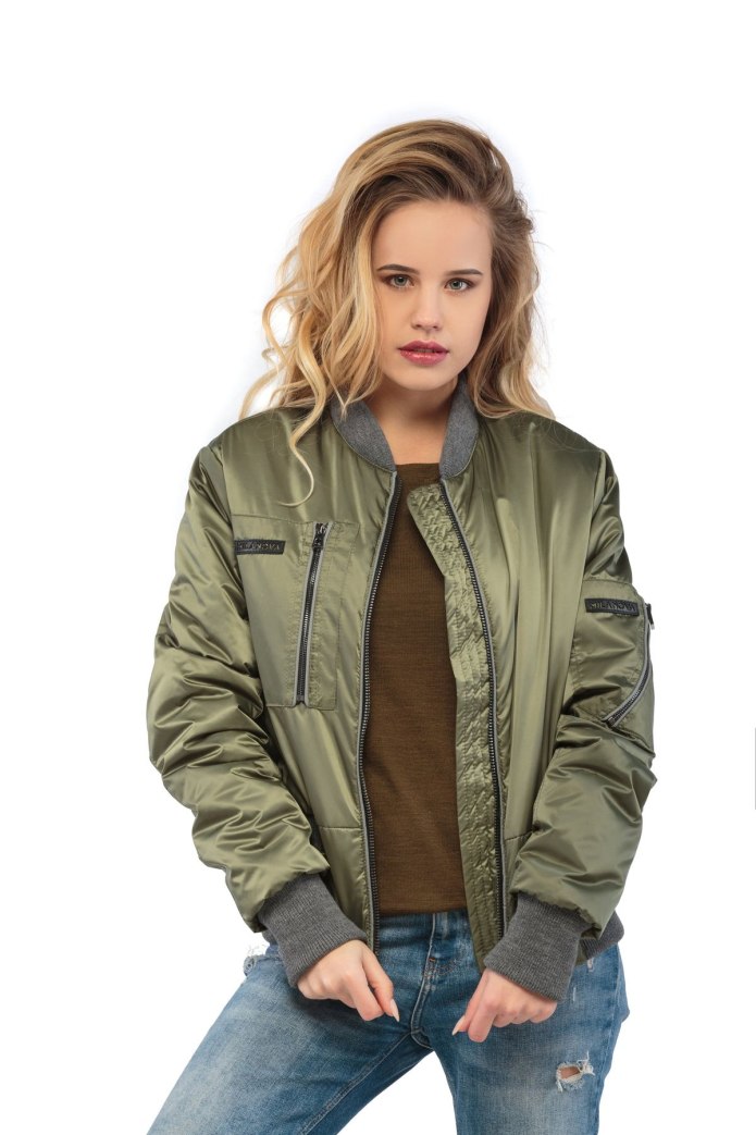 Old Navy куртка женская зеленая
