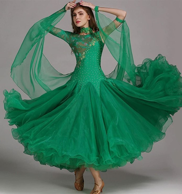 Рейтинговое платье для бальных танцев SMCOLLECTION «Мария»