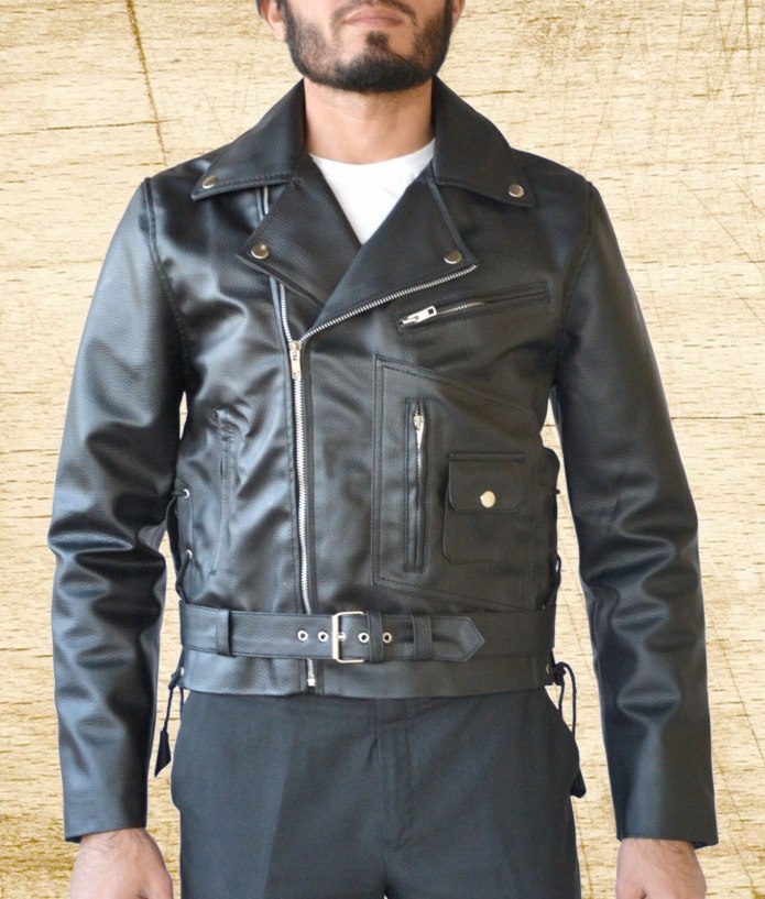 Philipp plein кожаный бомбер id74391